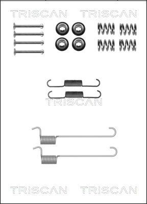 TRISCAN Lisakomplekt, seisupiduriklotsid 8105 142567