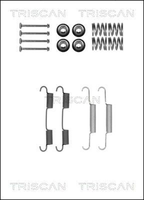 TRISCAN Lisakomplekt, seisupiduriklotsid 8105 142568