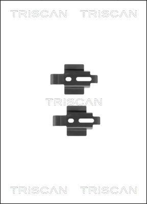 TRISCAN Lisakomplekt, ketaspiduriklotsid 8105 161614
