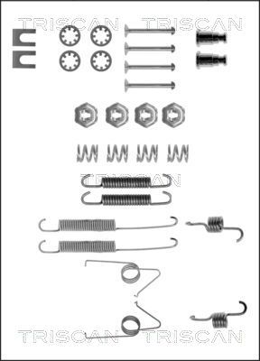 TRISCAN Lisakomplekt, Piduriklotsid 8105 162049