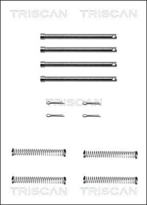 TRISCAN Lisakomplekt, ketaspiduriklotsid 8105 171003