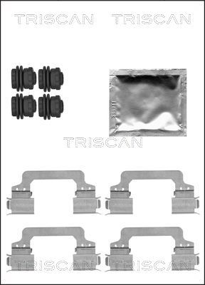 TRISCAN Комплектующие, колодки дискового тормоза 8105 171602