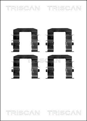 TRISCAN Lisakomplekt, ketaspiduriklotsid 8105 181004