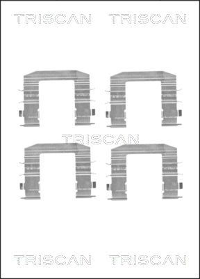 TRISCAN Комплектующие, колодки дискового тормоза 8105 181009