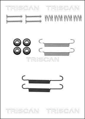 TRISCAN Lisakomplekt, seisupiduriklotsid 8105 182006