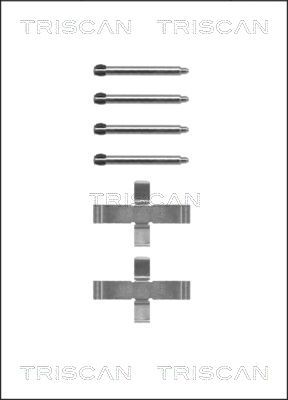 TRISCAN Lisakomplekt, ketaspiduriklotsid 8105 231389