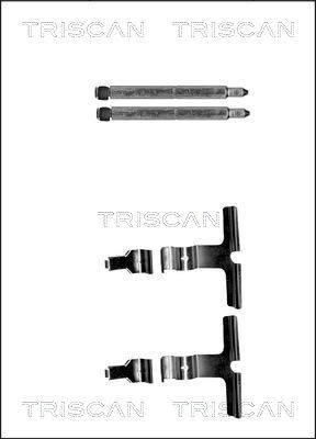 TRISCAN Lisakomplekt, ketaspiduriklotsid 8105 231600