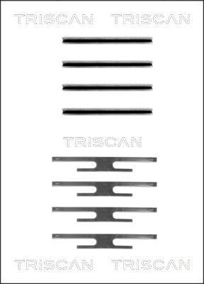 TRISCAN Lisakomplekt, ketaspiduriklotsid 8105 241309