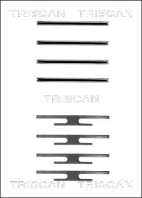 TRISCAN Lisakomplekt, ketaspiduriklotsid 8105 241412