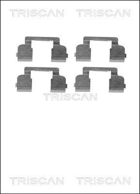 TRISCAN Lisakomplekt, ketaspiduriklotsid 8105 251597