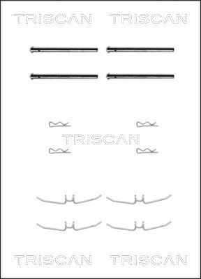 TRISCAN Комплектующие, колодки дискового тормоза 8105 271192