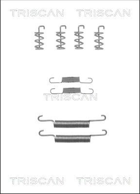 TRISCAN Lisakomplekt, seisupiduriklotsid 8105 272577