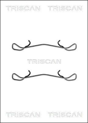 TRISCAN Комплектующие, колодки дискового тормоза 8105 281592