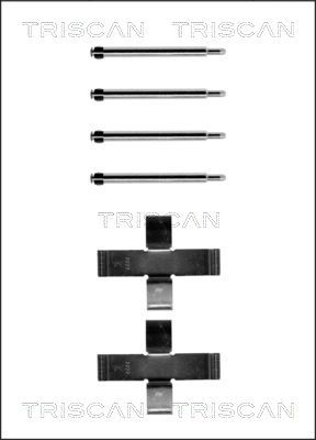 TRISCAN Комплектующие, колодки дискового тормоза 8105 291493