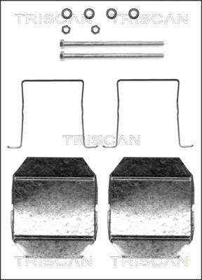 TRISCAN Комплектующие, колодки дискового тормоза 8105 381611