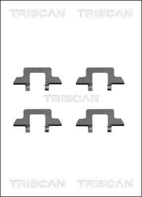 TRISCAN Lisakomplekt, ketaspiduriklotsid 8105 381612