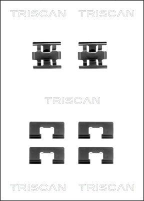 TRISCAN Комплектующие, колодки дискового тормоза 8105 401606