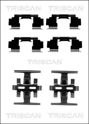 TRISCAN Комплектующие, колодки дискового тормоза 8105 401612