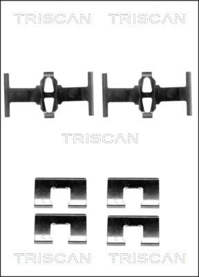 TRISCAN Комплектующие, колодки дискового тормоза 8105 401615