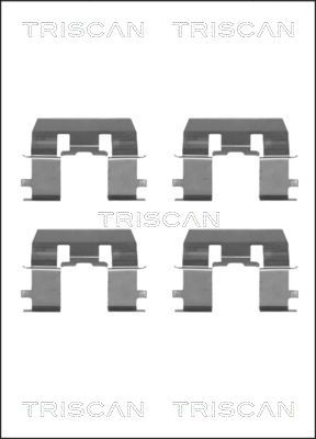 TRISCAN Комплектующие, колодки дискового тормоза 8105 401617