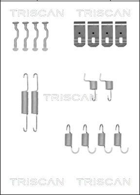 TRISCAN Lisakomplekt, seisupiduriklotsid 8105 402540