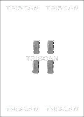 TRISCAN Комплектующие, колодки дискового тормоза 8105 411605