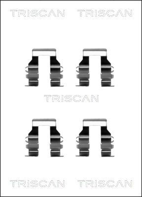 TRISCAN Lisakomplekt, ketaspiduriklotsid 8105 421587