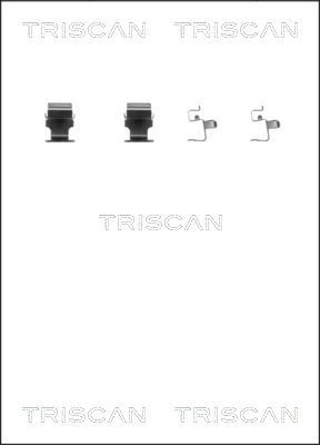 TRISCAN Lisakomplekt, ketaspiduriklotsid 8105 421590