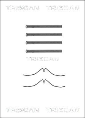 TRISCAN Lisakomplekt, ketaspiduriklotsid 8105 501509