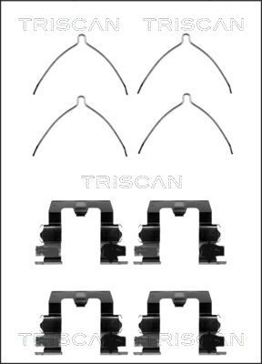 TRISCAN Lisakomplekt, ketaspiduriklotsid 8105 501576