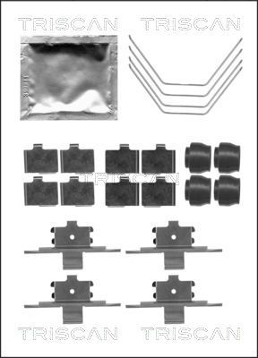 TRISCAN Lisakomplekt, ketaspiduriklotsid 8105 501588