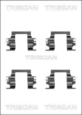 TRISCAN Lisakomplekt, ketaspiduriklotsid 8105 601609