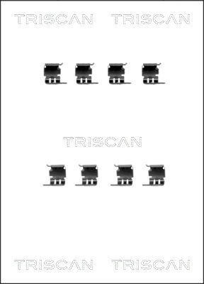 TRISCAN Lisakomplekt, ketaspiduriklotsid 8105 691616