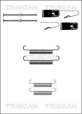 TRISCAN Lisakomplekt, seisupiduriklotsid 8105 802001