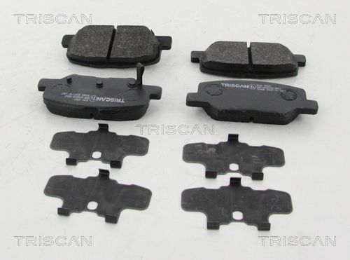 TRISCAN Комплект тормозных колодок, дисковый тормоз 8110 10601