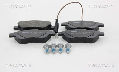 TRISCAN Комплект тормозных колодок, дисковый тормоз 8110 15037