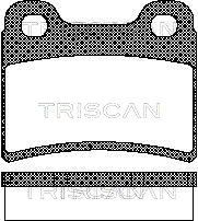 TRISCAN Комплект тормозных колодок, дисковый тормоз 8110 16165