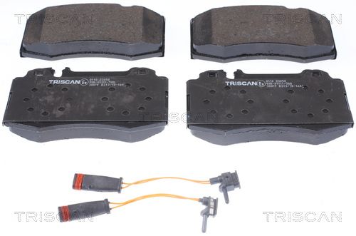 TRISCAN Комплект тормозных колодок, дисковый тормоз 8110 23058