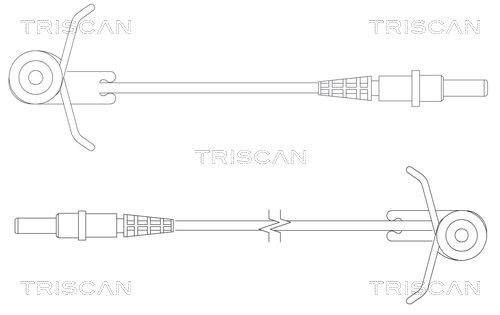 TRISCAN Сигнализатор, износ тормозных колодок 8115 10004