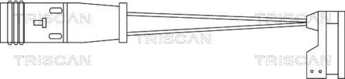 TRISCAN Сигнализатор, износ тормозных колодок 8115 10009