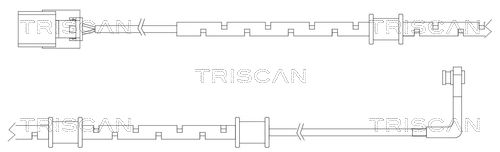 TRISCAN Сигнализатор, износ тормозных колодок 8115 10013