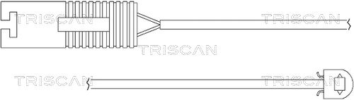 TRISCAN Сигнализатор, износ тормозных колодок 8115 11014