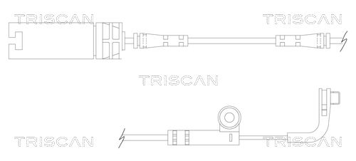 TRISCAN Сигнализатор, износ тормозных колодок 8115 11026