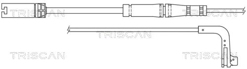 TRISCAN Hoiatuskontakt, piduriklotsi kulumine 8115 11034