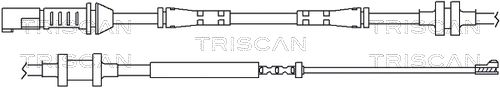 TRISCAN Hoiatuskontakt, piduriklotsi kulumine 8115 11044