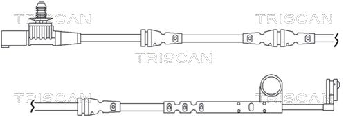TRISCAN Сигнализатор, износ тормозных колодок 8115 17011