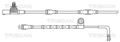 TRISCAN Сигнализатор, износ тормозных колодок 8115 17017