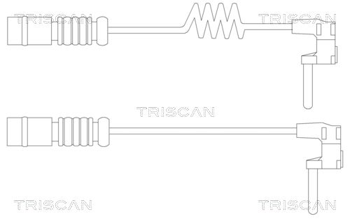 TRISCAN Hoiatuskontakt, piduriklotsi kulumine 8115 23020