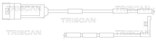 TRISCAN Сигнализатор, износ тормозных колодок 8115 24001
