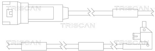 TRISCAN Сигнализатор, износ тормозных колодок 8115 24003